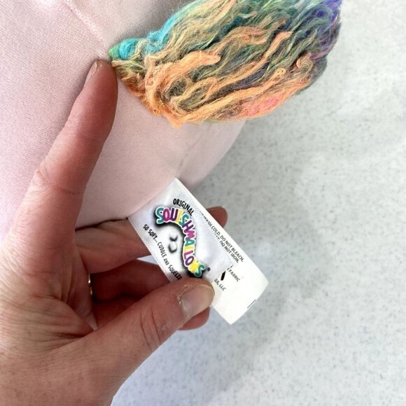 Squishmallows Amor the Unicorn Pink Rainbow Plush 8" - Picture 2 of 6